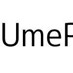 UmePlus P Gothic