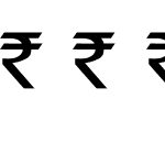 rupee symbol font