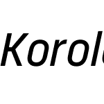 Korolev Medium Italic