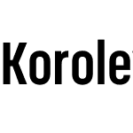 Korolev Condensed Bold