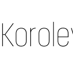 Korolev Condensed Thin