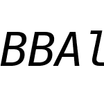 BBAlpha Sans Mono