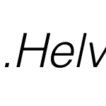 .Helvetica Light