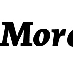 MorePro-BlackItalic