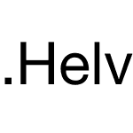 .Helvetica Neue ATV