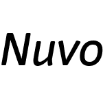 Nuvo Offc Pro Medium Italic