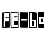FE Box Font Negative