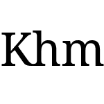 Khmer SBBIC Serif