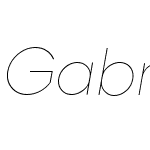 Gabriel Sans Thin