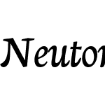 Neuton Cursive