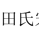 田氏宋体二简字