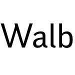 WalbaumGrotesk Text