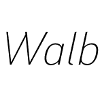 WalbaumGrotesk Light