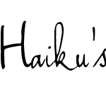 Haiku's Script ver.06