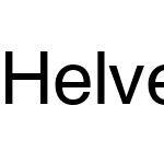 Helvetica Cyrillic