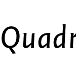 QuadraatSansPro-Ita