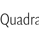 QuadraatSansPro-CnXlight