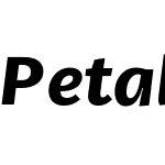 PetalaW03-SemiBoldItalic