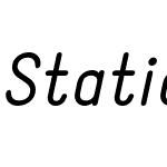 Static Italic