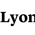 Lyon Text Bold
