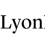 Lyon Display Regular