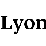 Lyon Text Semibold