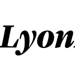 Lyon Display Bold