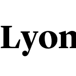 Lyon Display Bold