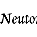 Neuton Cursive