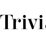 Trivia Serif Medium