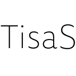 TisaSansOT-Thin