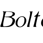 BoltonLightItalic