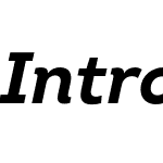 Intro Bold Italic