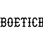 Boeticher Regular