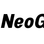 NeoGram Condensed ExBold Italic