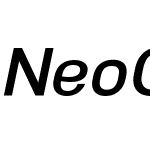 NeoGram DemiBold Italic