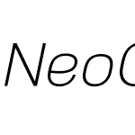 NeoGram Light Italic