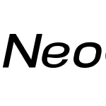 NeoGram Extended DemiBold It