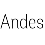 Andes Condensed ExtraLight