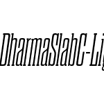 Dharma Slab C Light Italic