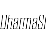 Dharma Slab E Thin Italic