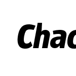 ChacoBoldItalic