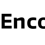 EncodeWide 700 Bold