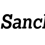 Sanchez Condensed Semibold