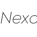 Nexa Thin Italic