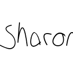 Sharon Lipschutz Handwriting