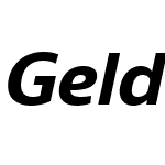 Gelder Sans ExtraBold