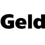 Gelder Sans Black