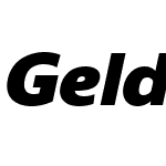 Gelder Sans Black