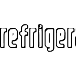 Refrigerator Outline